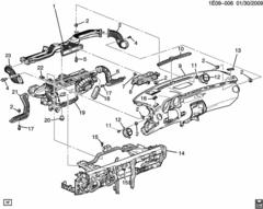 10-13 Camaro SS Air Distributor Duct 92230855